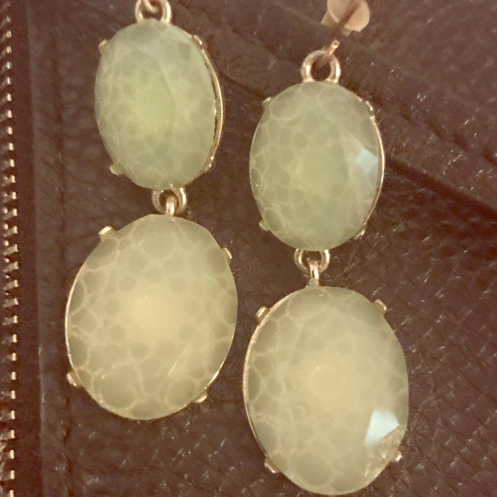 Fashion drop earrings in a aqua turquoise color